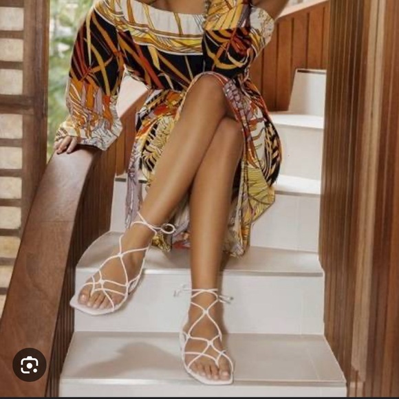 Sam Edelman Daffy Wrap sandals 7.5 NEW IN BOX - Picture 5 of 5